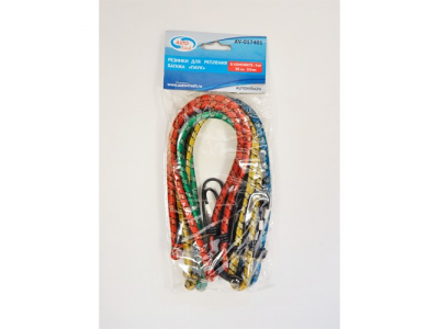 Резинки для крепления багажа "Паук" 4шт D8мм*80см